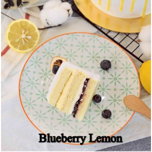 Blueberry & Lemon Curd Cake